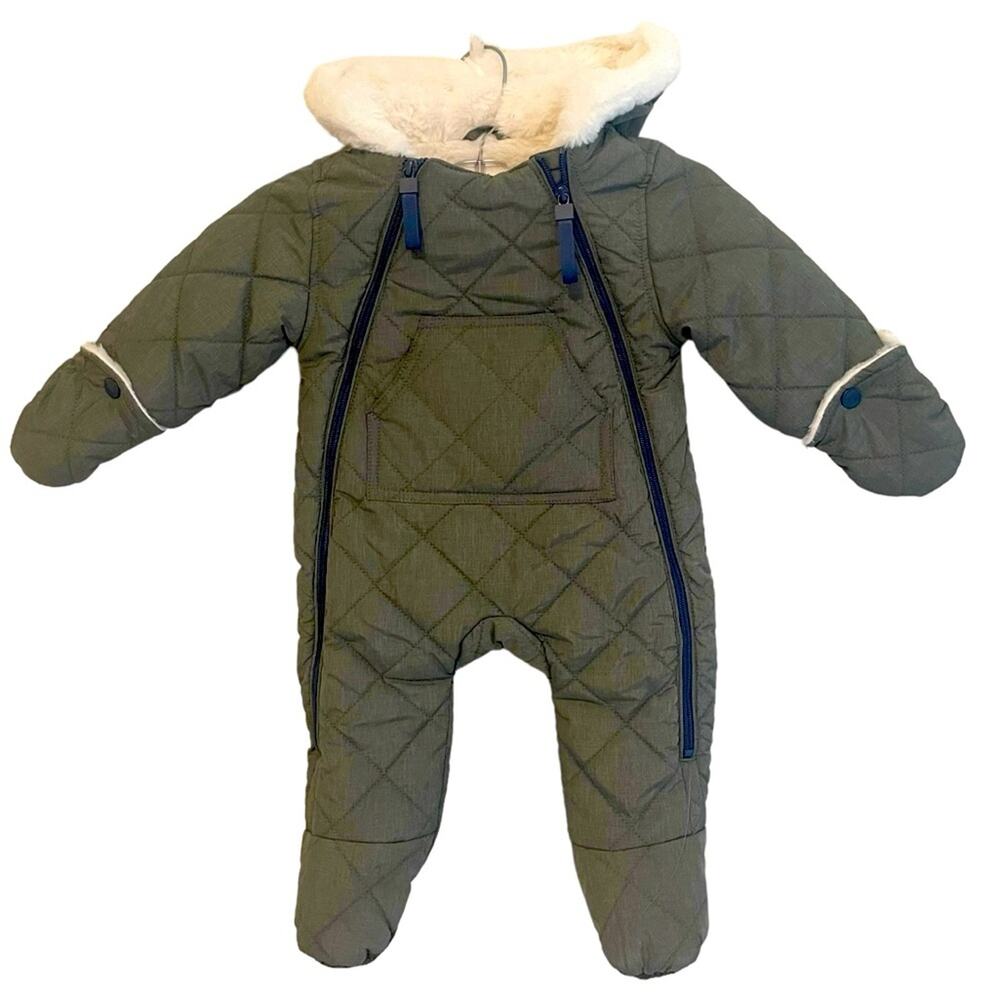 Urban Republic Faux Fur Green Bunting Jacket NWT Size‎ 3 Months